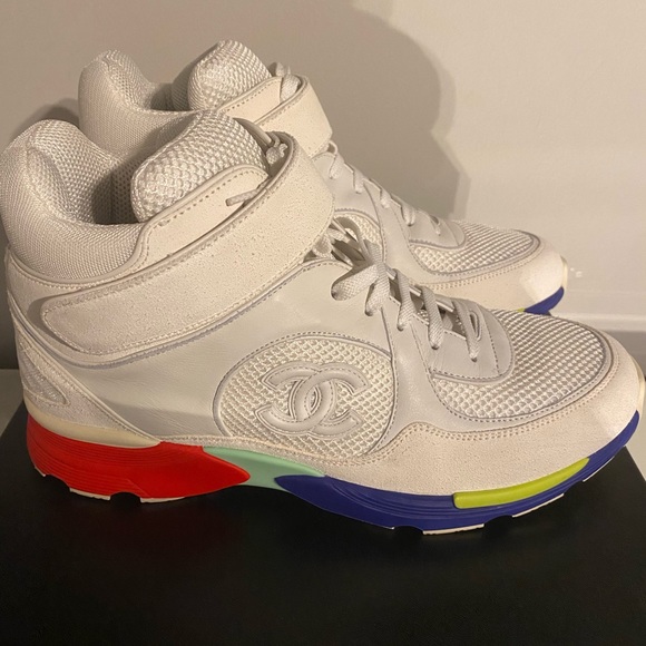 Chanel high top sneakers in a size 42 - Picture 12 of 16